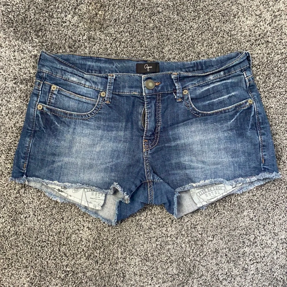 Aqua High Waisted Denim Shorts